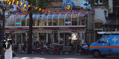 Um dos muitos Coffee Shops encontrados em Amsterdam