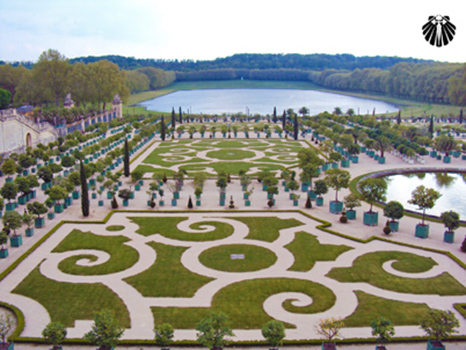 Jardins do Palácio de Versailles.